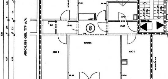 4 Raumwohnung am Teichfeld Balkon Stellplatz separates WC