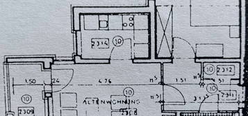 Seniorengerechte, helle, ruhige 2-Zimmer-Wohnung mit Balkon in Bergisch Gladbach - Paffrath