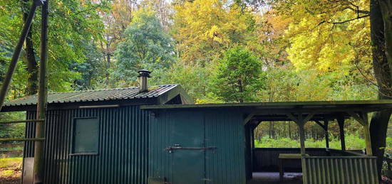 Haus im Wald Hütte Pacht Strom Baumberge