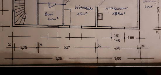 Mietwohnung 40 m² ab dem 01.12.24 zu vermieten