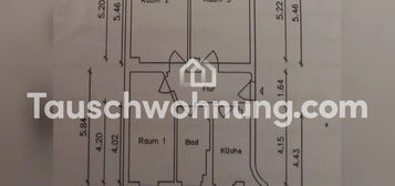 Tauschwohnung: 3-Zimmer Genossenschaftswohnung Südvorstadt