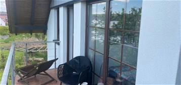 Ferienwohnung ca. 100 qm Maisonette teilmöbliert mit Balkon