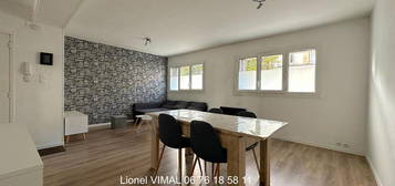 Appartement T2 bis 56 m2 meublé avec 2 caves et garage