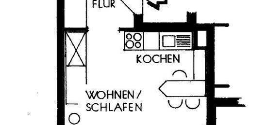 Zentrale Einraumwohnung