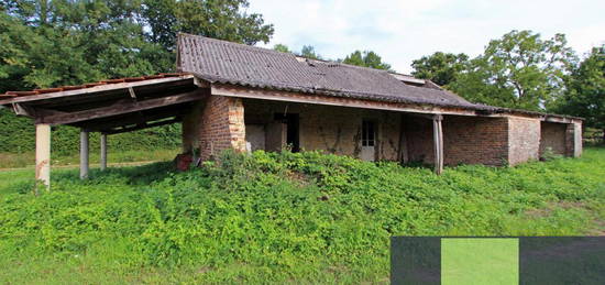 Beaurepaire-en-Bresse (71), à vendre bâtiment à réhabiter dans son ensemble, situé au calme