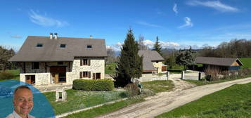 Belle propriété en pierre avec dépendances sur 4200 m² de terrain avec vue montagne.