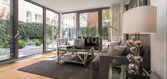 Luxusapartment mit exklusiver Ausstattung und kleinem Garten und in Hamburg-Winterhude