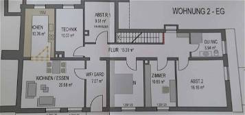 Sonnige 3-Zimmer-Wohnung mit gehobener Ausstattung mit EBK und großzügiger Terrasse