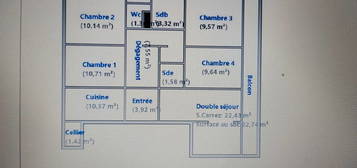 Appartement 92m²