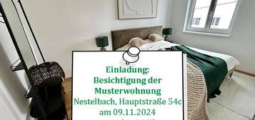 Erstbezug! Maisonette-Wohnung: 106m² verteilt auf 2 Ebenen mit Garten, Terrasse + Balkon