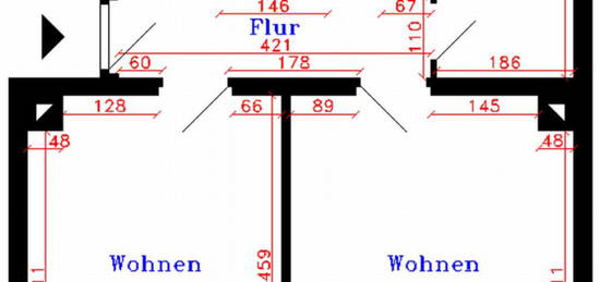 2,5 Raum Wohnung zu vermieten Rochlitz, Mühlenstr. 16