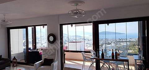 Bodrum Yokuşbaşı Full Deniz Manzaralı 3+1 Eşyalı Kiralık Daire