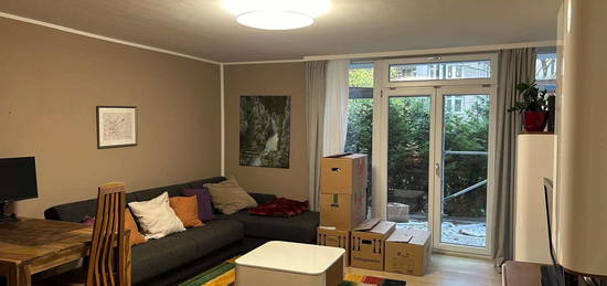 Hochparterre 3-Zimmer-Wohnung mit großer Terrasse, München - Neuhausen