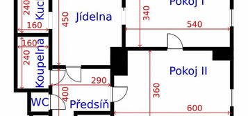 Pronájem bytu 3+kk, 73 m2, Biskupcova, Praha