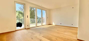 ERSTBEZUG - Traumhafte Dachgeschosswohnung - 2-Zimmer - ca. 48m² NFL - Terrasse - Klima - Garage (optional) - Grünruhelage