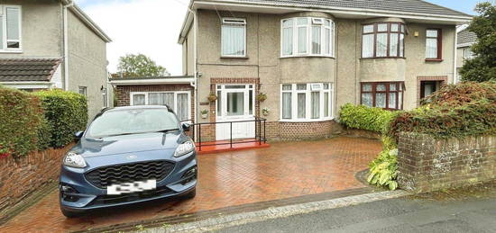 Semi-detached house for sale in Bradfield Avenue, Bridgend, Bridgend County. CF31