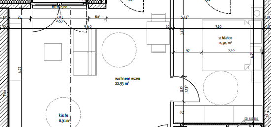 **2-Zimmerwohnung mit Wohnberechtigungsschein (WBS)**