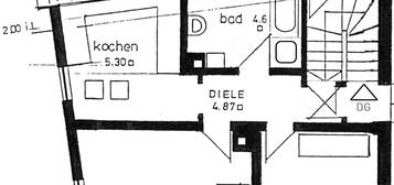 Von Privat: Großzügige 3-Zimmer Wohnung mit Wohnküche, großem Bad und eigenem Loft