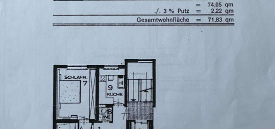 Geschmackvolle 3-Zimmer-Wohnung mit Balkon in guter Lage in Umkirch