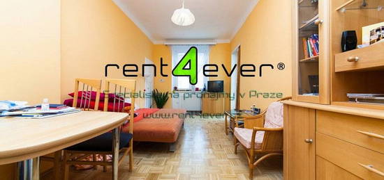 Vinohrady, Hradecká, byt 2+kk, 45 m2, balkon, sklep, komora, výtah, vybavený