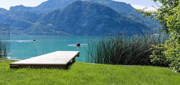 Erstbezugstraum mit Garten am Mondsee - Traumhafter Seeblick und eigener Badeplatz - perfekt für Naturliebhaber! PROVISIONSFREI