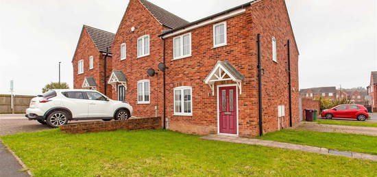 Semi-detached house to rent in Dunsil Close, Arkwright Town, Chesterfield S44