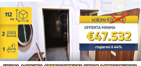 Appartamento all'asta in via Pietro Siciliani, 23