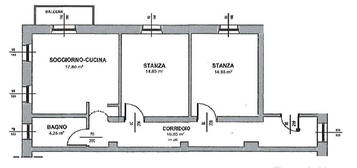 VIA DALMAZIA: TRILOCALE INTERNO E SILENZIOSO