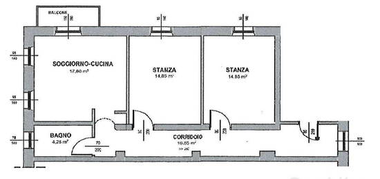 VIA DALMAZIA: TRILOCALE INTERNO E SILENZIOSO