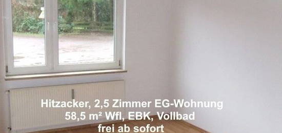 Hitzacker: EG-Wohnung - 2,5 Zimmer