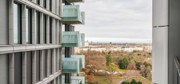 New York Feeling nahe Stadtzentrum - 12. Stock mit Blick auf Wien - Moderner Wohnturm inkl. Deckenkühlung. - WOHNTRAUM