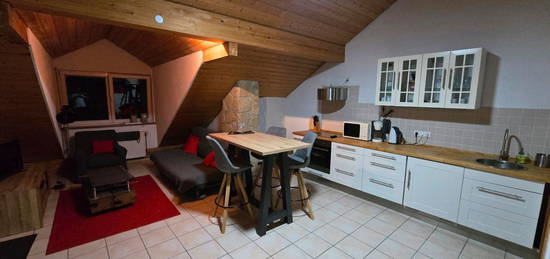 Dachgeschoss Studio Wohnung 45qm in Au