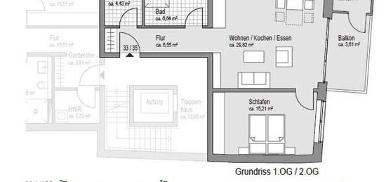 Helle Wohnung mit großem Balkon im Zentrum von Uelzen - Erstbezug