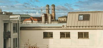 Dachgeschosswohnung im Herzen Münchens mit Panoramablick!