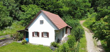 NATUR PUR: kleines Wohnhaus in ruhiger Waldrandlage