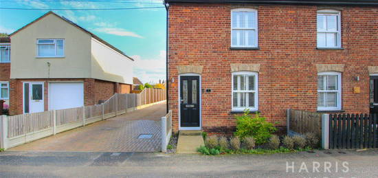 End terrace house to rent in Church Road, Wormingford, Colchester, Essex CO6