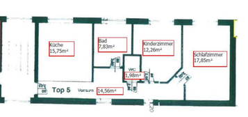 Vollmöblierte 72m² Wohnung (3 Zimmer) im Zentrum von Feldkirchen - ideal für Studenten