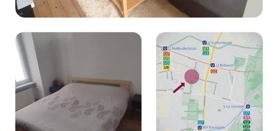 **ZWISCHEN**-Miete: Möblierte Wohnung in Schöneberg-Berlin