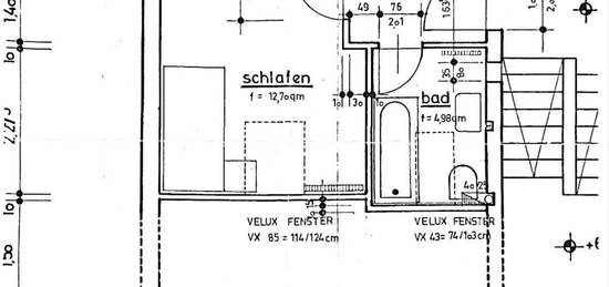 2-Zimmer-Dachgeschosswohnung in Künzell ab Dezember zur Nachmiete