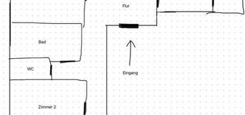 Möbiliertes WG-Zimmer in 4er-WG