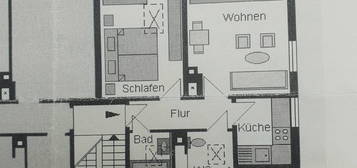 Schöne 2 Zimmer DG Wohnung