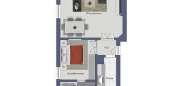2-Zimmer-Wohnung in Kirchbach