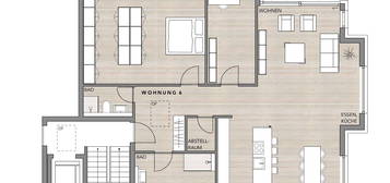 3,5 - 5,5 Zimmer-Wohnung mit Überblick und flexiblem Grundriss