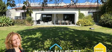 Toulouse 20 min, Buzet sur Tarn, villa T6 de 159 m², garage de 50 m², terrain de 2000 m² env. avec piscine