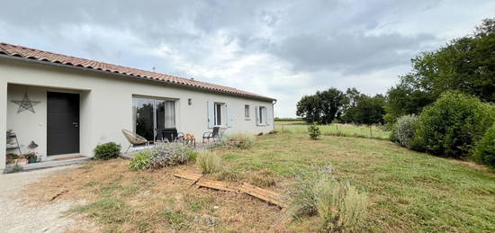 A VENDRE PAVILLON DE PLAIN-PIED DE 2019 SUR JARDIN CLOS - SECTEUR SUD LIBOURNAIS