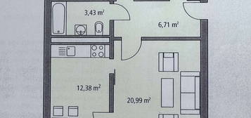 3-Raum-Wohnung mit Balkon, EBK und saniertem Bad in Berlin Friedrichshain