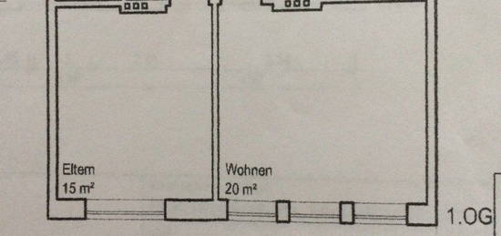 Gemütliche helle 1.OG Wohnung mit 3 ZKDBA