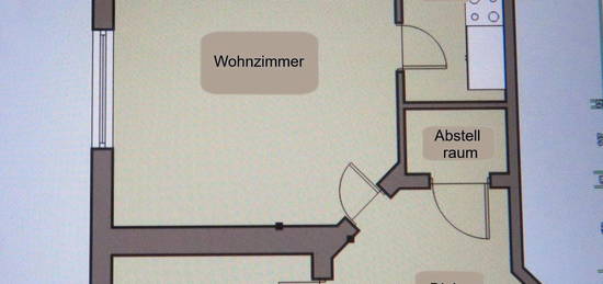 Schöne 2 Zimmer Wohnung mit EBK Stadtnähe