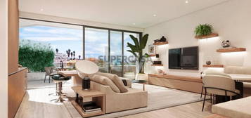 Apartamento T1 com terraço e vista mar, no Bayview em Cascais