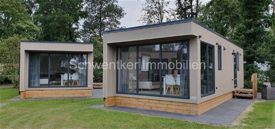 Minihaus Komfort in Petershagen  / Wärmepumpe /  Schlüsselfertig 2 Zimmer / 46  Qm Innenfläche